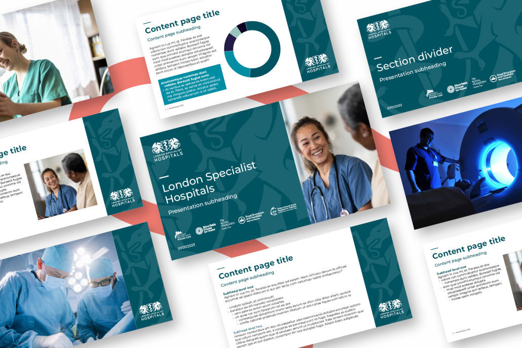 Team Introduction Visual Hospital Visual identity for a new NHS hospital group | Yarn Creative